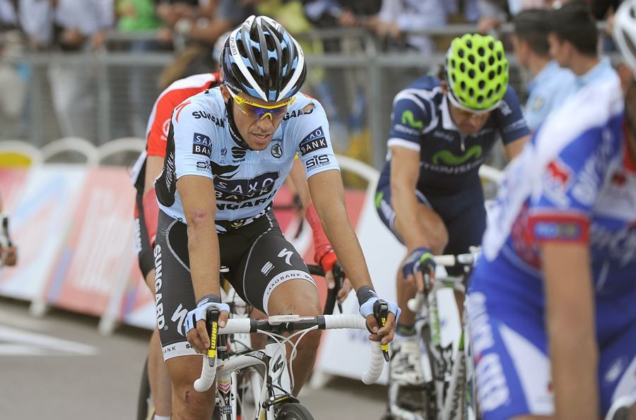 TOUR 2011: Contador, muy dolido de la rodilla TOUR 2011: Contador, muy dolido de la rodilla
