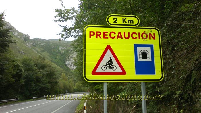 Señalizada la N-630 para ciclistas