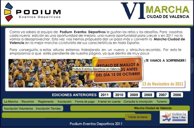 Incríbete en la VI Marcha Ciudad de Valencia Incríbete en la VI Marcha Ciudad de Valencia