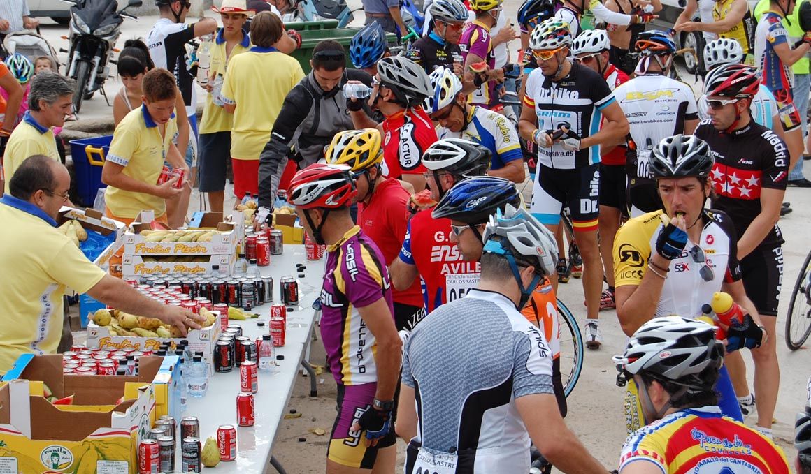 Entrenamiento: comer en ruta