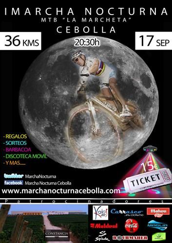 Faltan cuatro días para la I Marcha Nocturna de Cebolla Faltan cuatro días para la I Marcha Nocturna de Cebolla