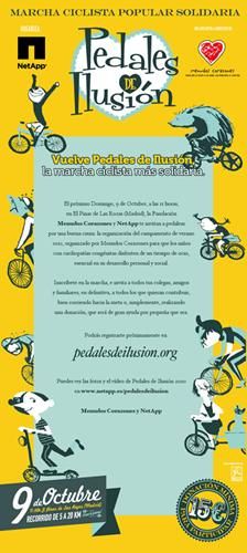 Nuevo recorrido adicional en 'Pedales de Ilusión' Nuevo recorrido adicional en 'Pedales de Ilusión'