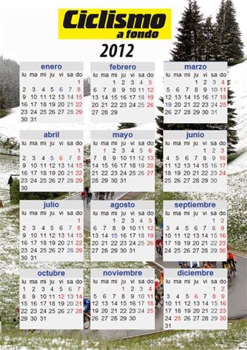 Bájate el calendario 2012 de CAF