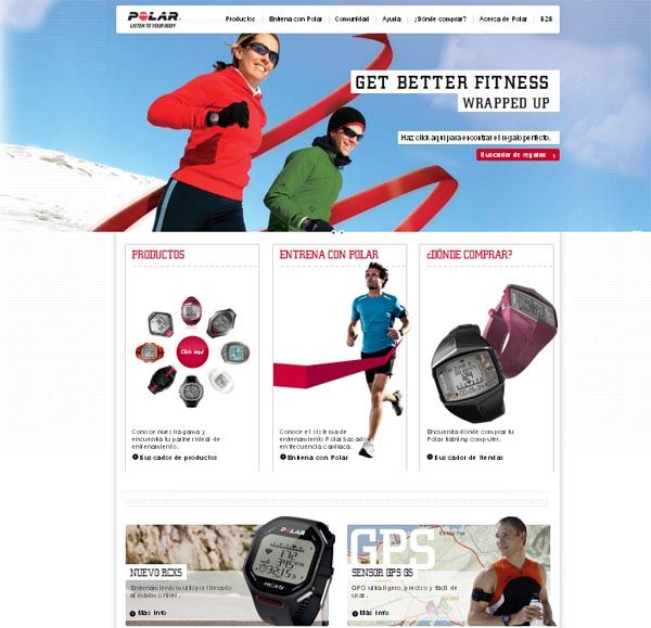 Nueva web de Polar