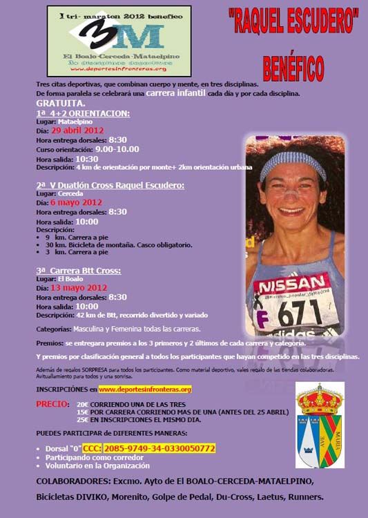 I Tri-Maratón Bocema: "Benéfico Raquel Escudero"