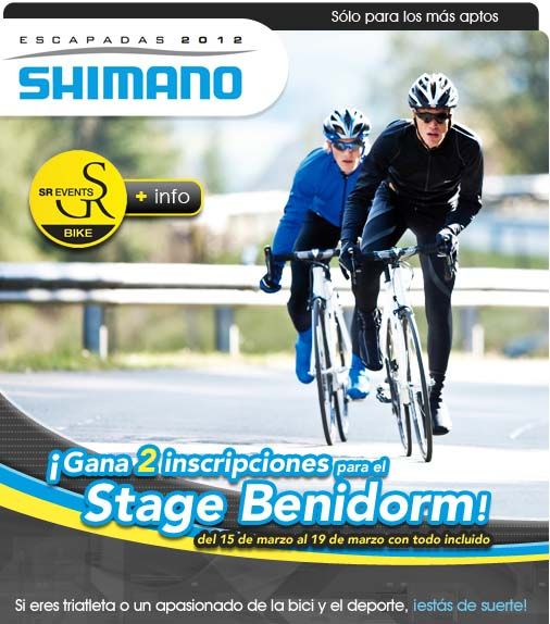 Gana dos invitaciones para el stage Shimano en Benidorm