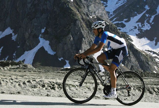 Alberto Contador volvió a subir el Tourmalet