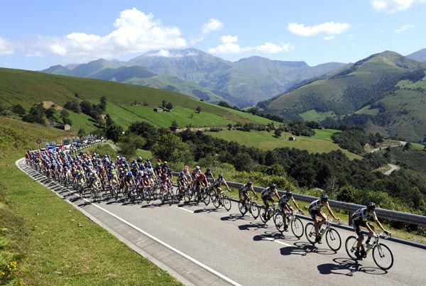 La montaña de la Vuelta 2012
