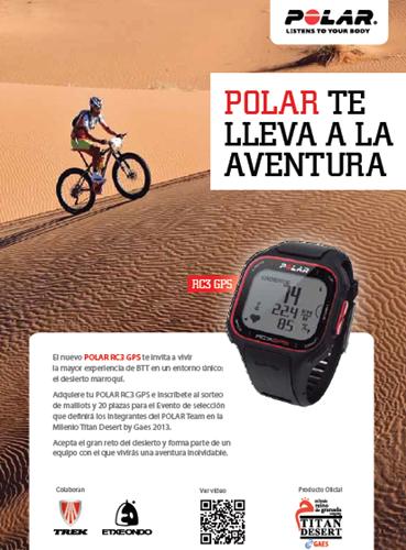 Polar te lleva a la Milenio Titan Desert by Gaes 2013