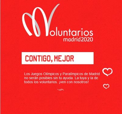 Hazte voluntario de Madrid 2020