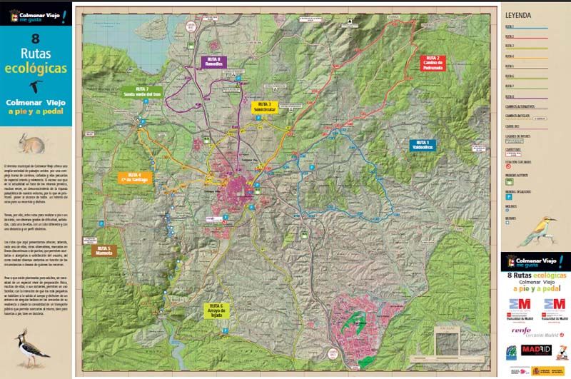 8 rutas ecológicas para recorrer Colmenar Viejo a pie y a pedal 8 rutas ecológicas para recorrer Colmenar Viejo a pie y a pedal