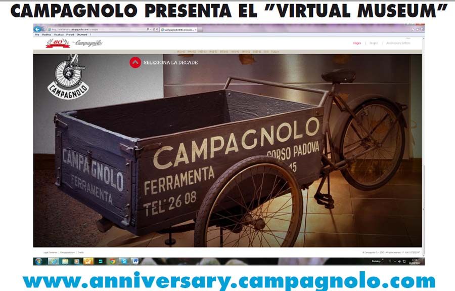 Campagnolo presenta el Virtual Museum Campagnolo presenta el Virtual Museum