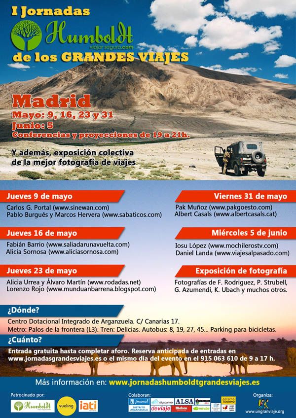 Tercera sesión de las “I jornadas Humboldt de los grandes viajes"