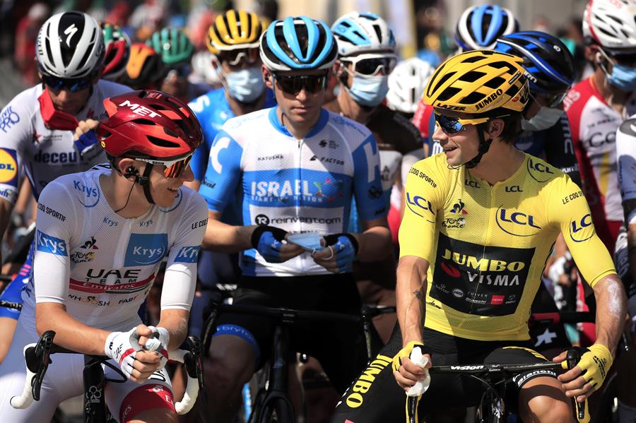 Pogacar: "El abrazo de Roglic me calmó, me autorizaba a disfrutar, me decía que no era culpa mía".