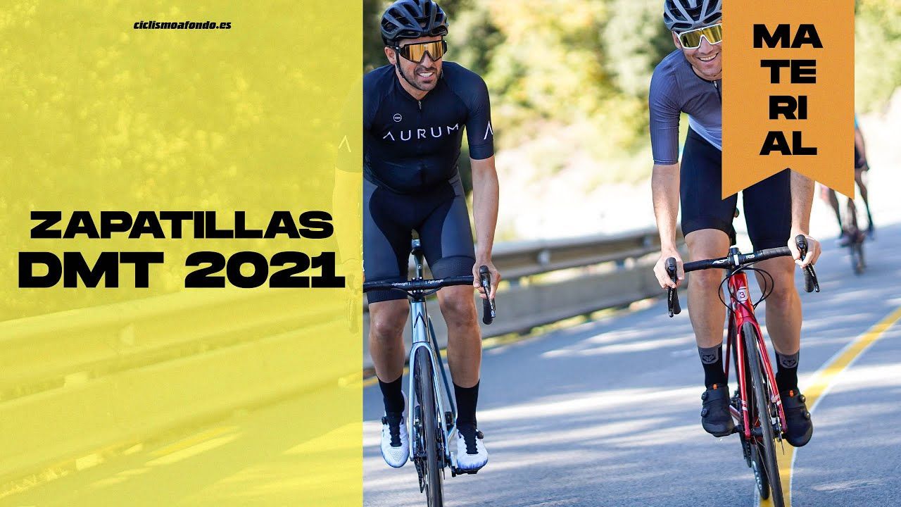 Alberto Contador nos enseña la gama de zapatillas DMT para 2021.
