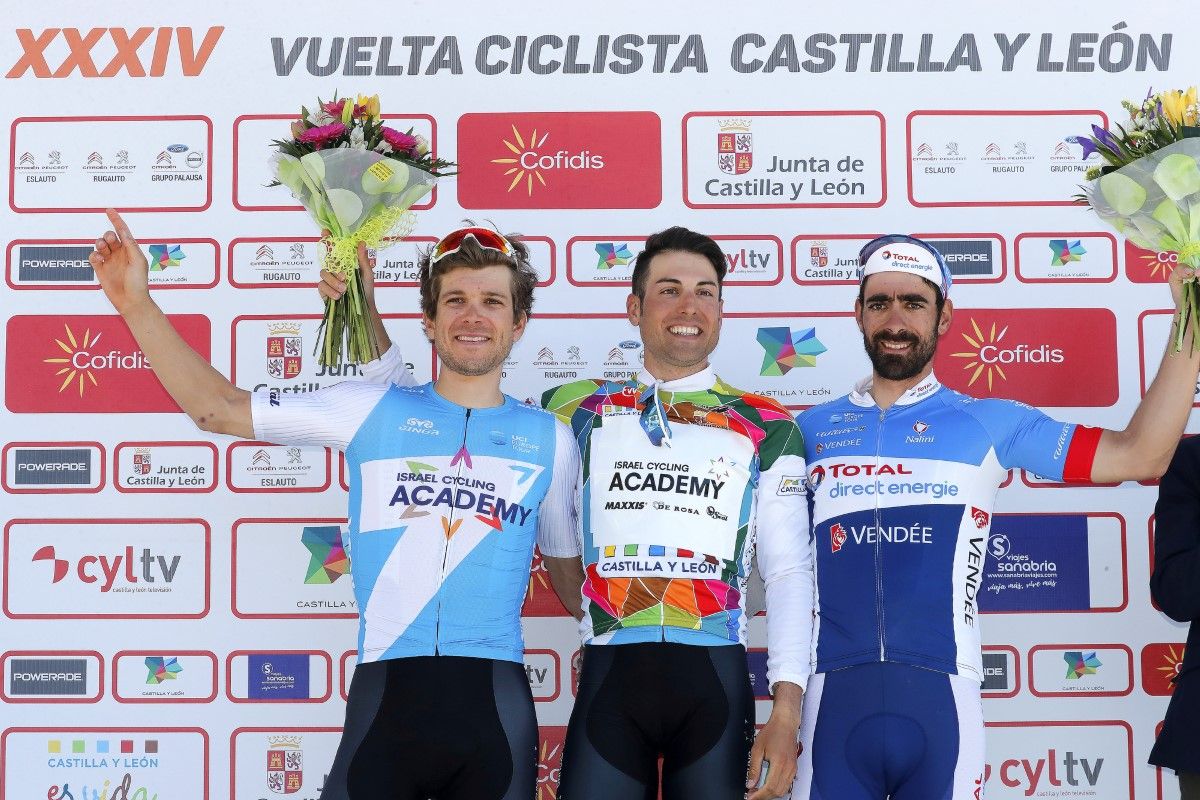 Davide Cimolai, en el centro, vencedor de la última edición, celebrada en 2019.