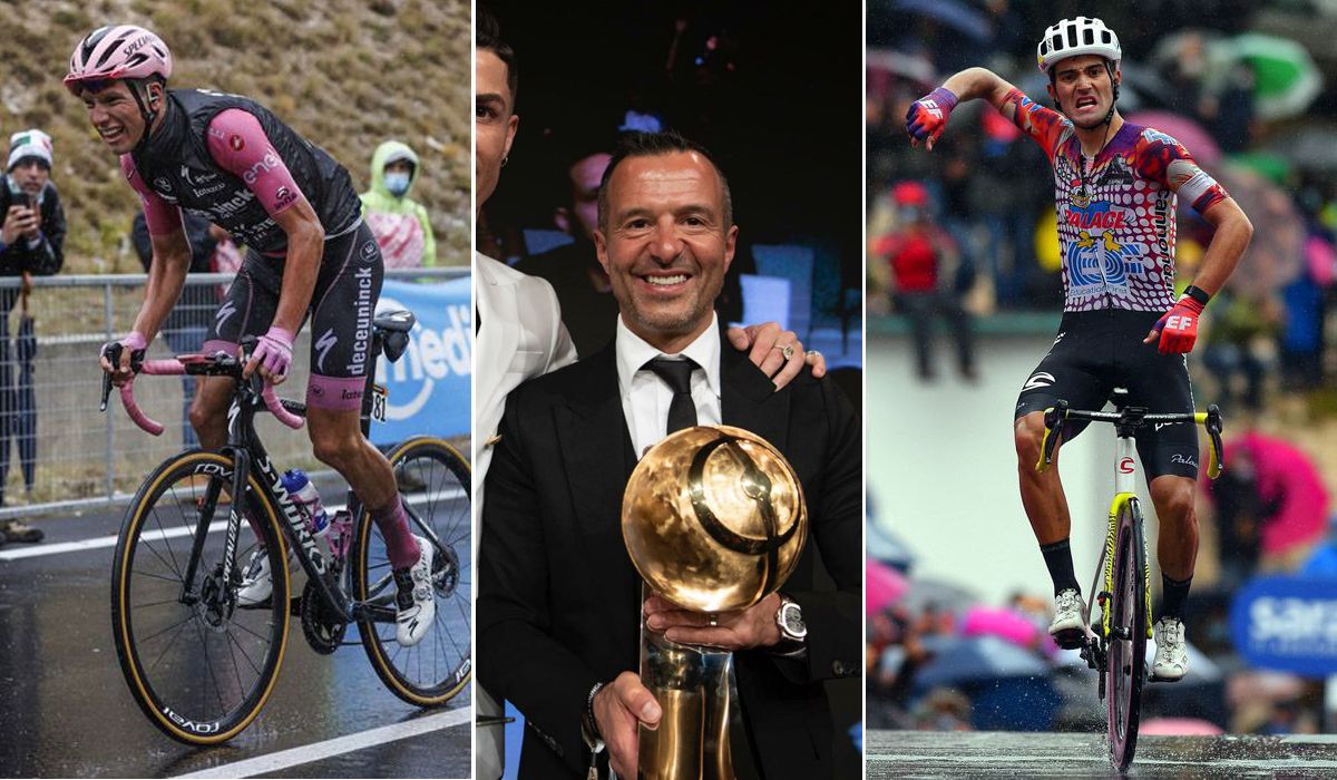Jorge Mendes entra en el mundo del ciclismo y trabajará con Almeida y Guerreiro