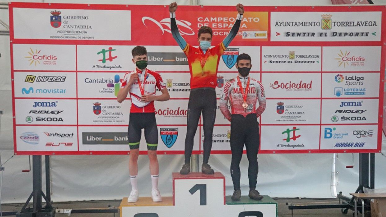 Pódium junior masculino