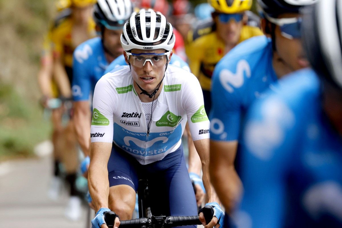 Enric Mas, durante la pasada Vuelta a España