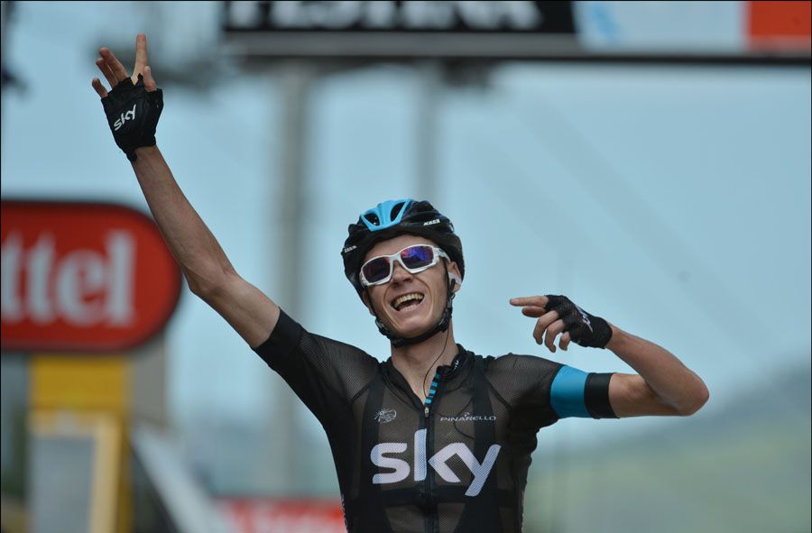 Tour 2013. Etapa 8. Froome marca diferencias a la primera.
