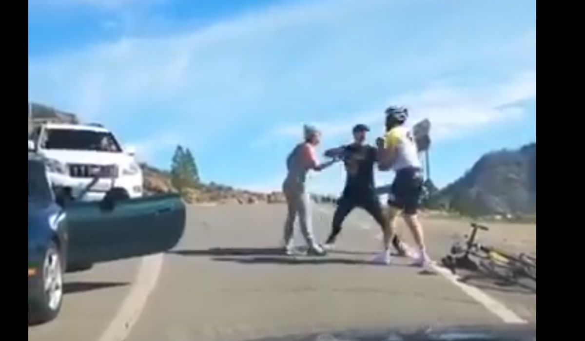 [Vídeo] Un conductor agrede a un ciclista en Gran Canaria