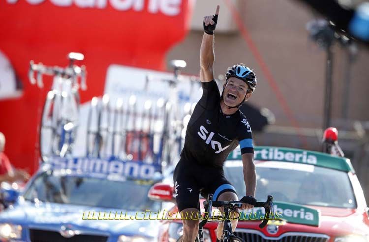 Vuelta a España 2013. Etapa 18. Horner se queda a tan solo tres segundos del rojo