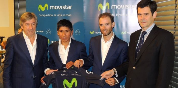 Telefónica renueva su compromiso con el Movistar Team hasta 2016