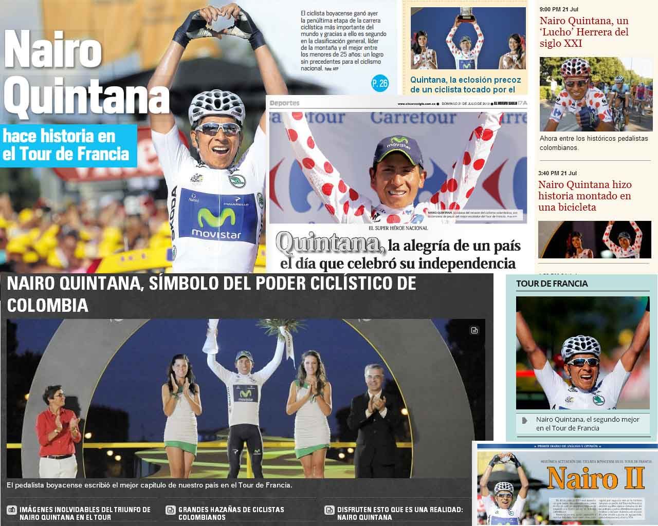Colombia enloquece con Nairo Quintana