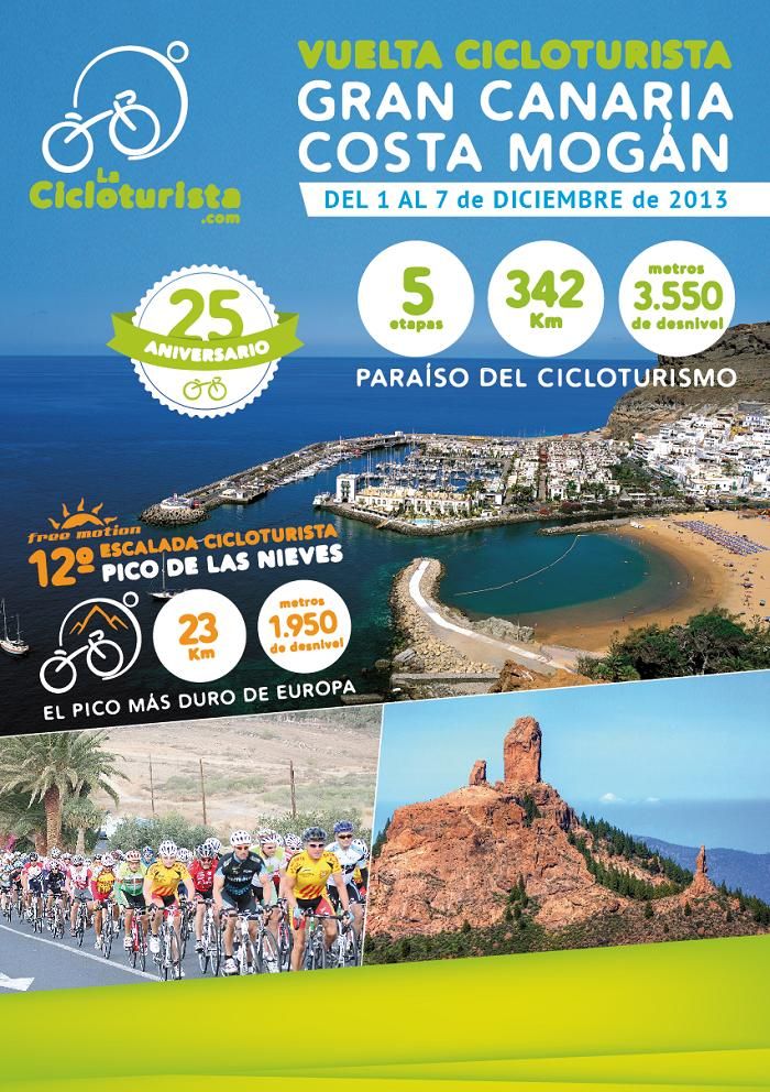 Inscríbete a la Vuelta Cicloturista Gran Canaria Costa Mogan