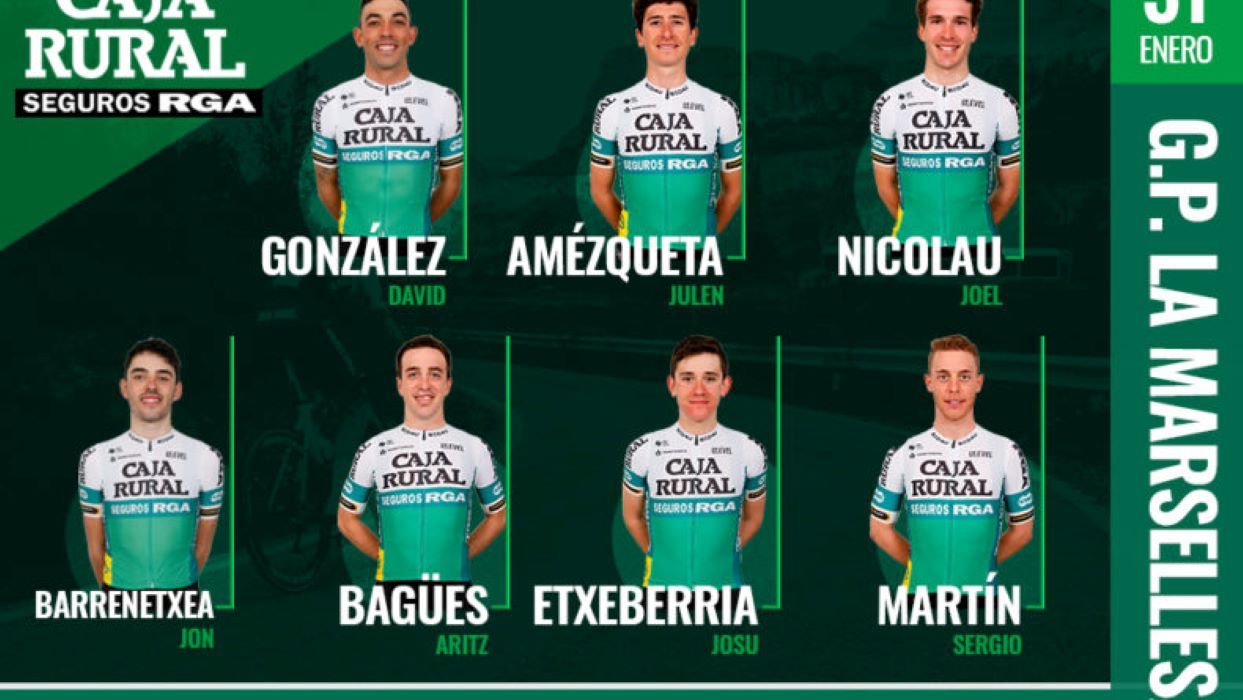 Alineación del Caja Rural Seguros RGA para el GP La Marsellaise