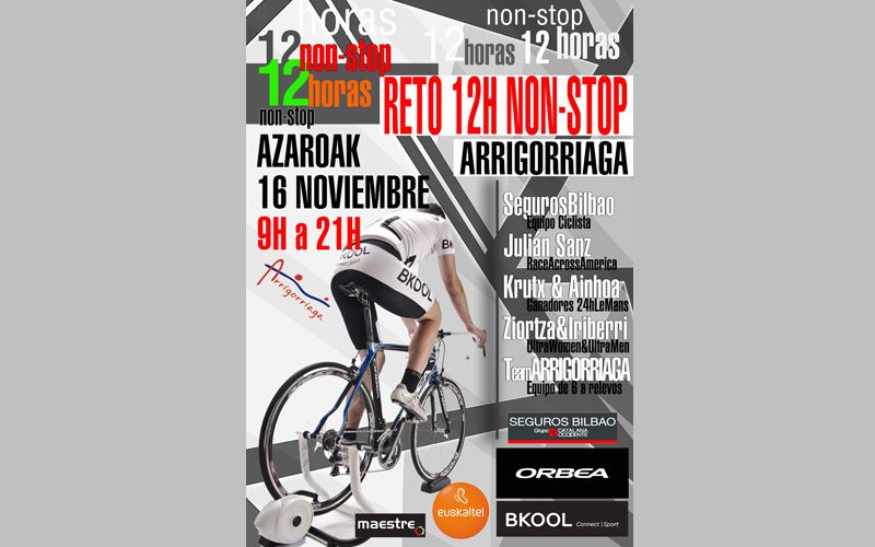 Reto 12 horas non-stop en rodillo