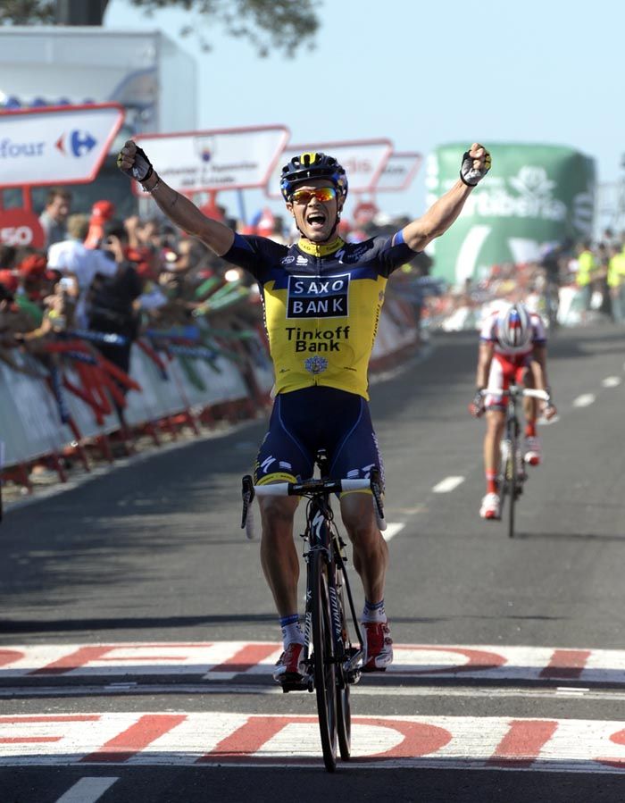 Vuelta a España 2013. Etapa 2. Samu se deja la Vuelta en el primer final en alto