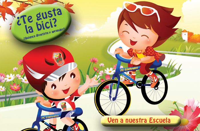 La Escuela de Ciclismo de la Peña Edelweiss el día 9 de Noviembre