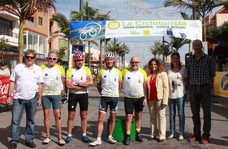 La crónica y las mejores imágenes de la cuarta jornada de la Vuelta Cicloturista Gran Canaria - Costa Mogán