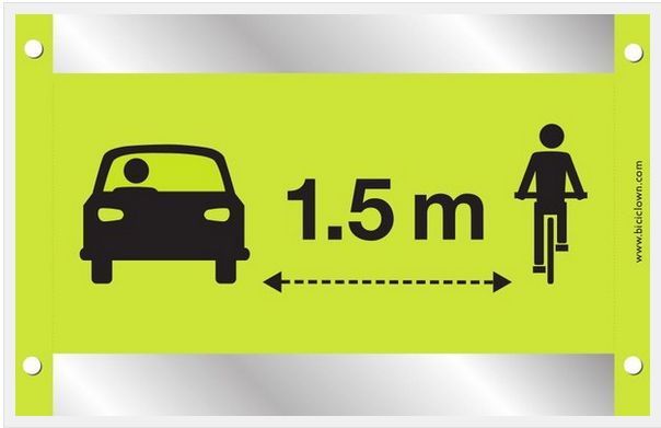 La solución eficaz y sencilla que protege a los ciclistas en el tráfico: SPACEme