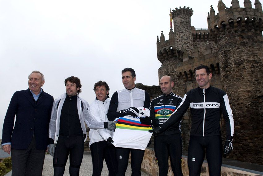Indurain, Perico, Freire, Olano y Mínguez valoran el circuito de Ponferrada