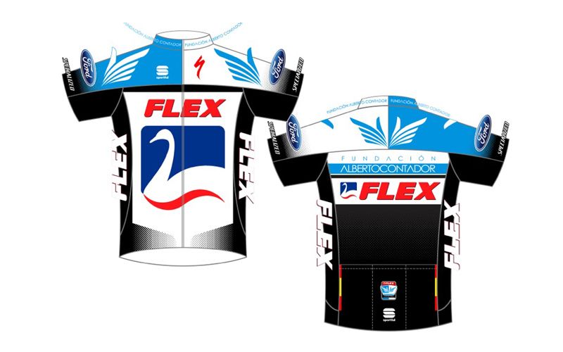 Flex será el nuevo patrocinador del equipo junior de la Fundación Alberto Contador