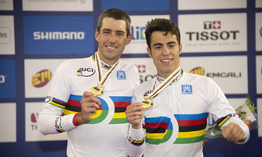 David Muntaner y Albert torres, campeones del mundo de Madison