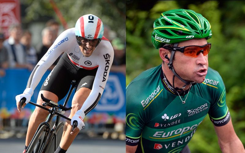 Cancellara es atropellado sin consecuencias y Voeckler se rompe la clavícula