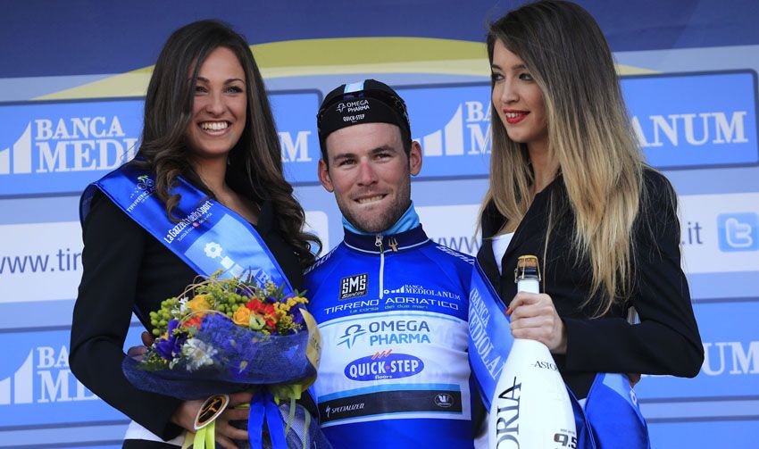 Cavendish es el primer líder de la Tirreno