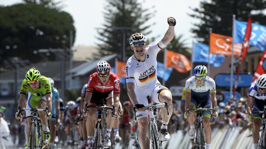 Greipel estrena el casillero en el Tour Down Under