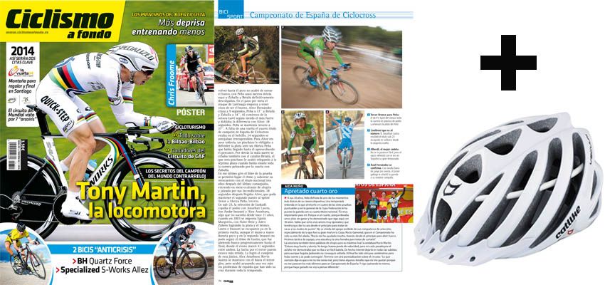 Oferta: 12 meses de Ciclismo a Fondo y un casco Vaccum por 69 €
