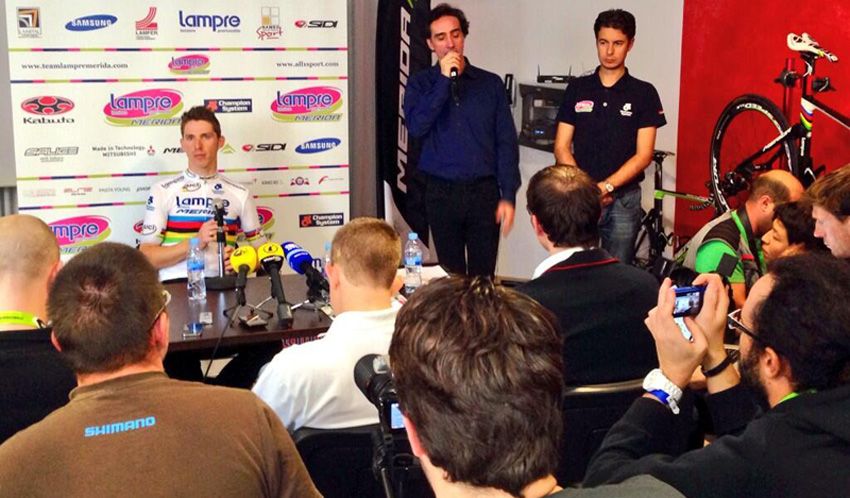 Presentación del Lampre-Merida en Palma de Mallorca