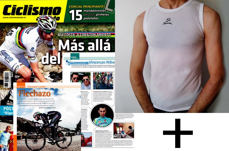 Oferta: Seis números de Ciclismo a Fondo + Camiseta de interior Spiuk Thetwe Light