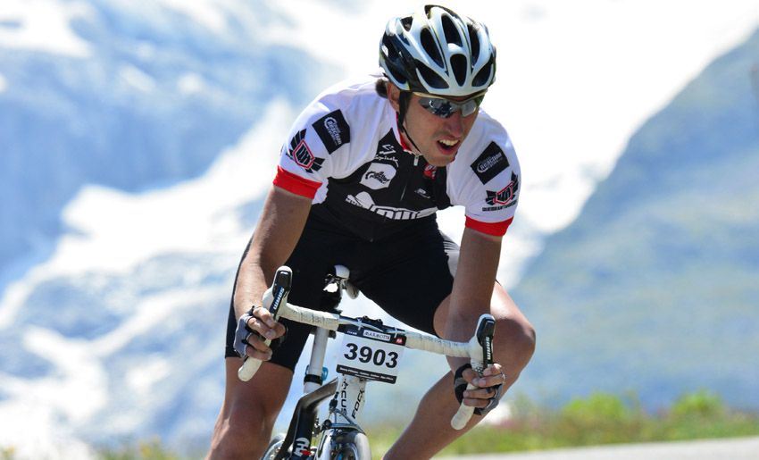 Javier Esgueva, uno de los tres españoles que participará en la Haute Route Alps