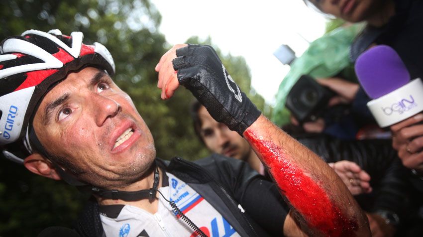 Giro de Italia 2014. Se acabó el Giro para Purito