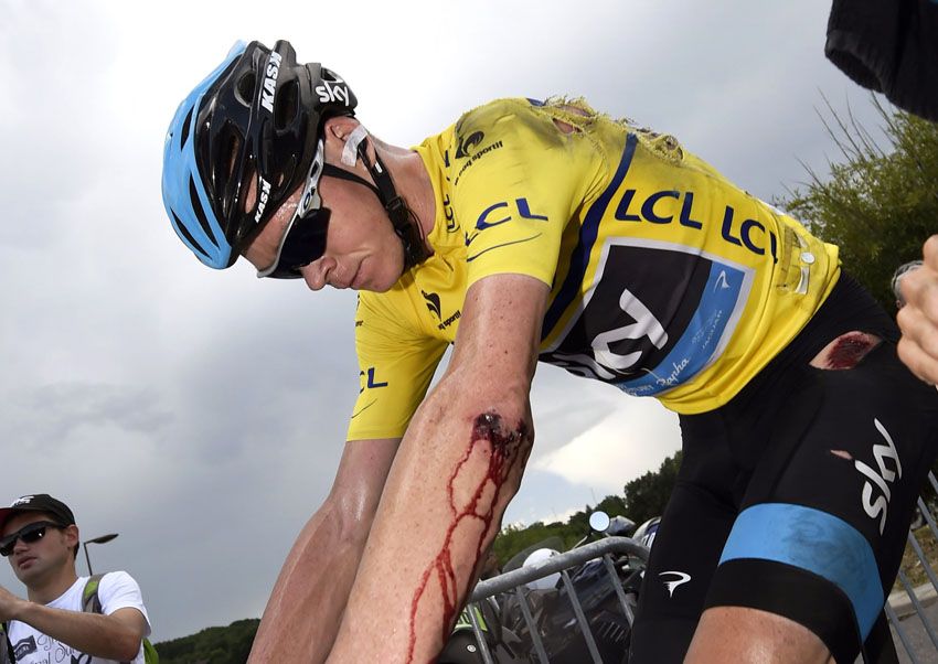 Dauphine 2014. Etapa 6. Froome se va al suelo y Bakelants se lleva la etapa