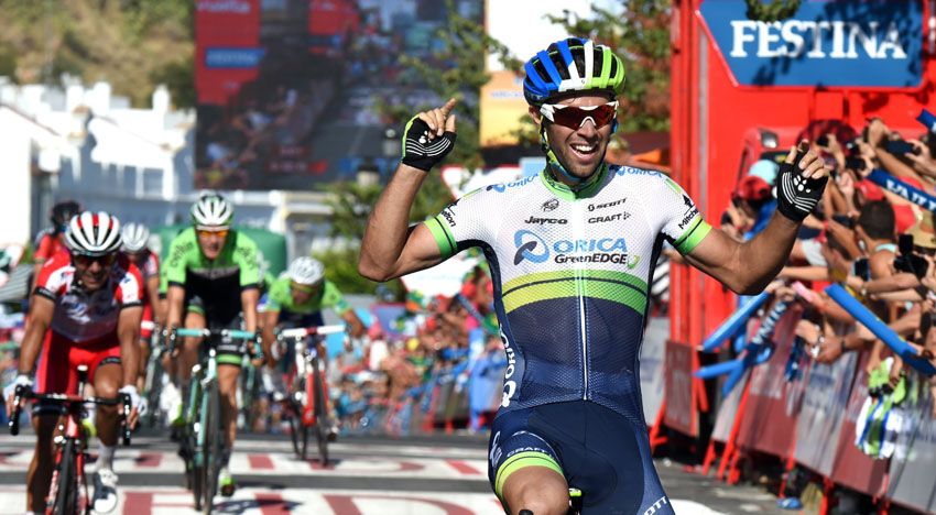 Vuelta a España. Etapa 3. Etapa y liderato para Bling Matthews