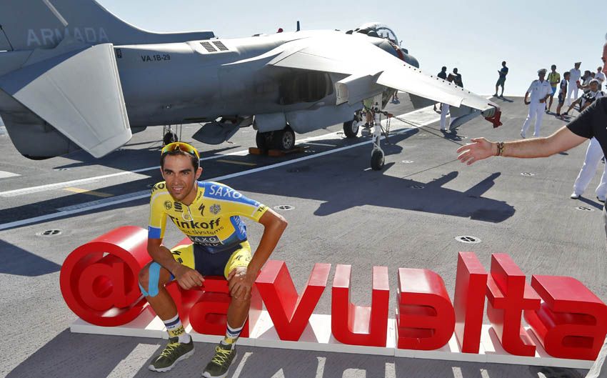 Contador: “No podía imaginarme que iba a estar tan arriba en un final en alto”