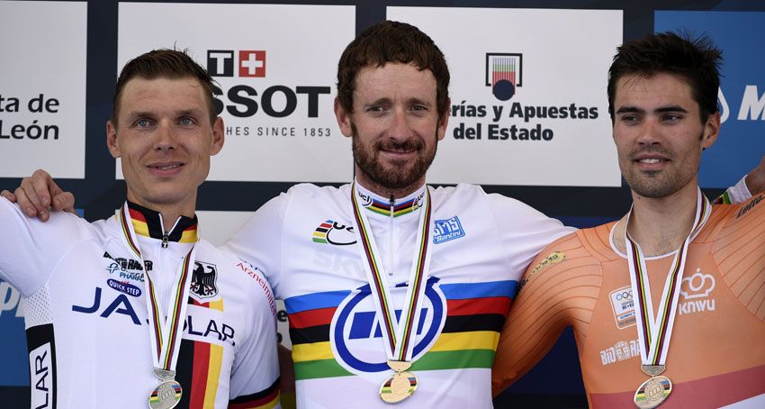 Mundial de Ponferrada 2014. Bradley Wiggins se viste de arcoíris